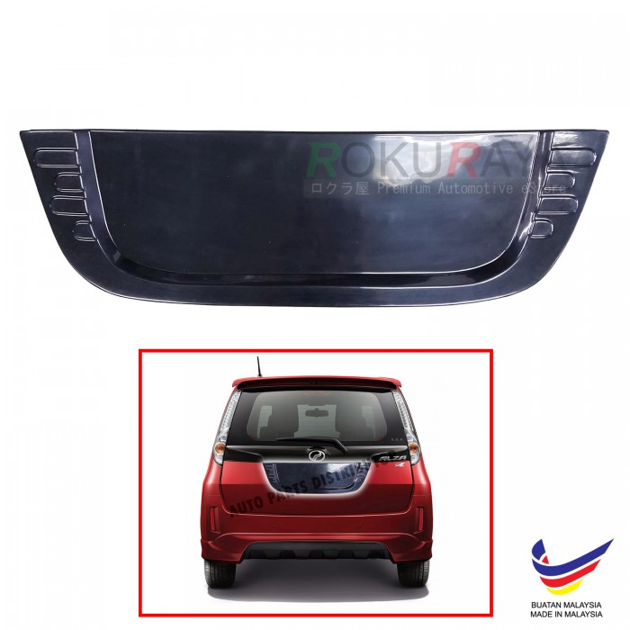 Perodua Alza Custom Fit Rear Bonnet OEM ABS Acrylic 