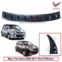 Perodua Myvi (1st Gen) 2005-2011 Vortex Generator Shark Fin Aerodynamic Rear Top Roof Diffuser Diffusor