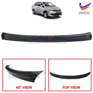 [BLACK] Perodua Bezza 2016 Ducktail ABS Plastic OEM Rear Bonnet Trunk Boot Lip Spoiler