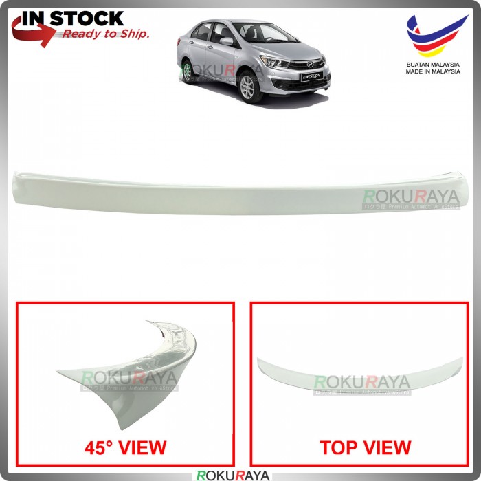 [BLACK] Perodua Bezza 2016 Ducktail ABS Plastic OEM Rear Bonnet Trunk ...