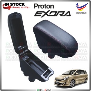 Proton Exora CPS CFE Bold All Models Original Fit Redline Leather Arm Rest Center Console Box Coin Cup Holder