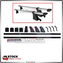 6007-5A QEE Taiwan Aluminum Twinbar Universal Auto Portable Car Roof Rack Carrier Outdoor Top Holder Luggage Carrier (120cm Bar)