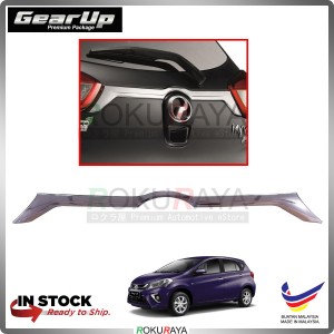 Perodua Myvi (3rd Gen) 2018 Gear Up Rear Back Door Trunk Boot Tailgate Garnish Moulding (Chrome)