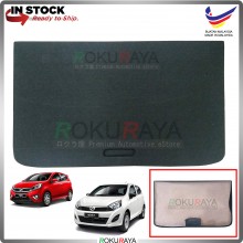 Perodua Axia Custom Fit 15mm Rear Bonnet Spare Tyre Tire Tayar Cover Back Hard Board Papan (Carpet Wrapped)