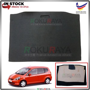 Honda Jazz (1st Gen) 2001-2008 Custom Fit 15mm Rear Bonnet Spare Tyre Tire Tayar Cover Back Hard Board Papan (Carpet Wrapped)