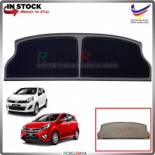 Perodua Axia Custom Fit Rear Top Speaker Board 12mm Thick (PVC Wrapped)
