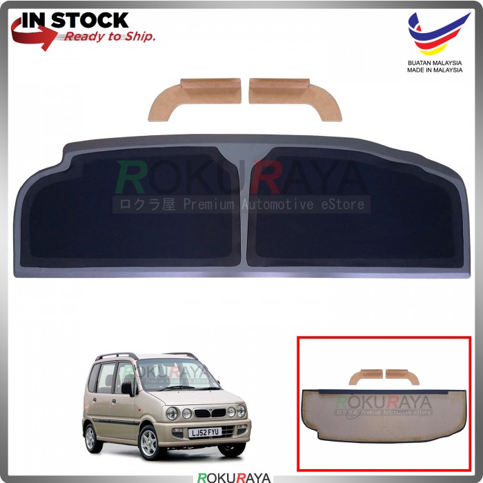 Perodua Kenari Custom Fit Rear Top Speaker Board 12mm Thick Pvc Wrapped