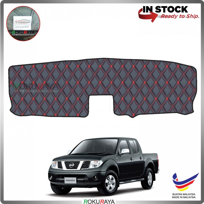Nissan Navara D40 (2nd Gen) RR Malaysia Custom Fit Dashboard Cover (RED LINE)