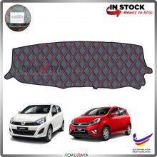 Perodua Axia RR Malaysia Custom Fit Dashboard Cover (RED LINE) 