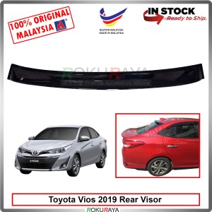 Toyota Vios Facelift 2019 AG Rear Wing Spoiler Visor Windscreen Sun Shade (Small 10cm)