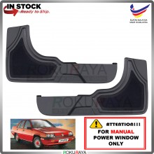 Proton Saga Iswara 1.3 (MANUAL POWER WINDOW) Side Door Panel Speaker Board Cover Pocket Holder PVC Wrapped (BLACK)