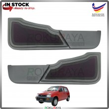 Perodua Kancil Old (SQUARE LAMP) Side Door Panel Speaker Board Cover Pocket Holder PVC Wrapped (GREY)