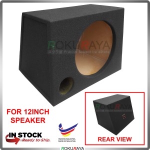 12'' 1Hole Single Carpet Sub Woofer Speaker Hot Box Mixture 6' and 4' Thickness Plywood
