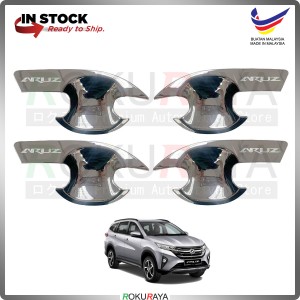 Perodua Aruz 2019 (4in1 Bowl) Door Inner Handle Trim Cover ABS Plastic (Chrome)