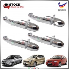 Proton Gen2 Persona Exora Saga BLM FL (8in1) Door Outer Handle Trim Cover ABS Plastic (Chrome)