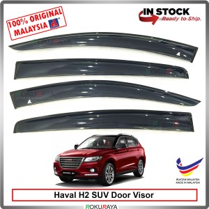 Haval H2 SUV AG Door Visor Air Press Wind Deflector (Big 12cm Width)