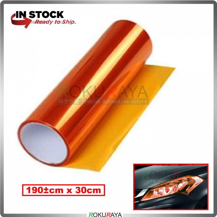 180cm X 30cm 3ply Car Motorcycle Tint Fog Head Lamp