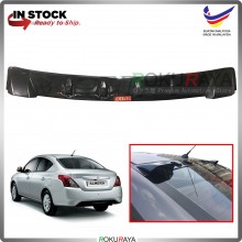 Nissan Almera Vortex Generator Shark Fin Aerodynamic Rear Windscreen Glass Visor Diffuser Diffusor