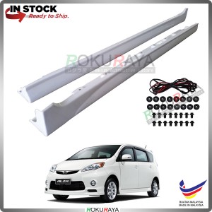 Perodua Alza Old 2009 ABS Plastic Bodykit Side Skirting Clips Rubber Lining Special Edition SE (PAIR)