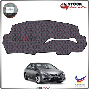 Honda Civic FD (8th Gen) 2006 RR Malaysia Custom Fit Dashboard Cover (RED LINE)