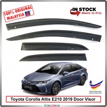 Toyota Corolla Altis E210 (12th Gen) 2019 AG Door Visor Air Press Wind Deflector (Medium 8cm Width)