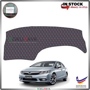 Honda Civic FB (9th Gen) 2011-2015 RR Malaysia Custom Fit Dashboard Cover (RED LINE)
