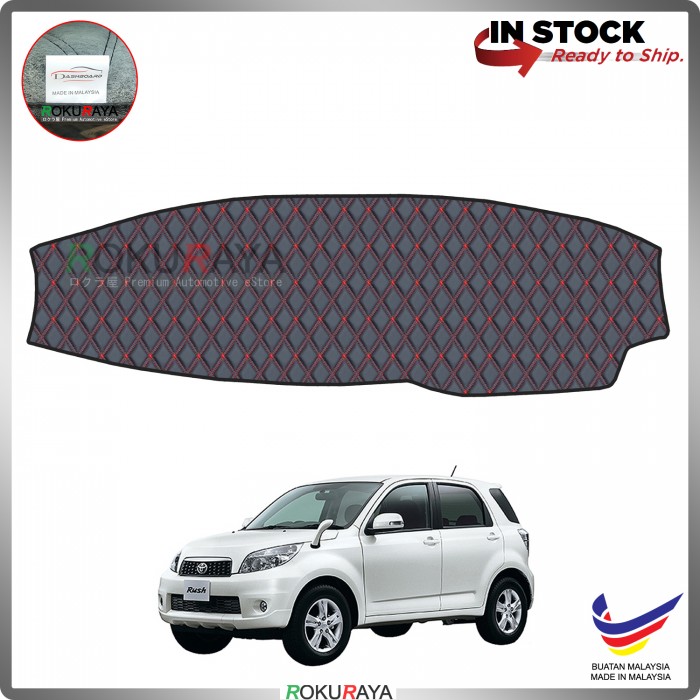 Toyota Rush 2008 RR Malaysia Custom Fit Dashboard Cover (RED LINE)