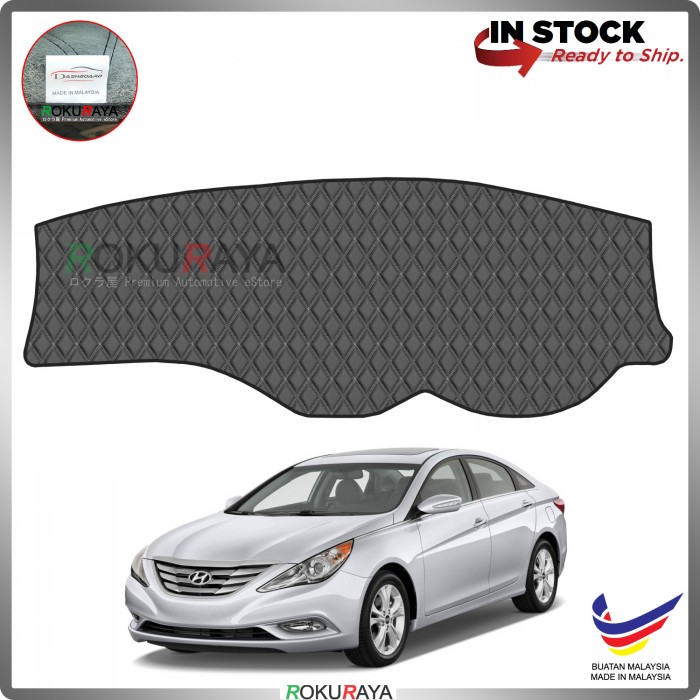 Hyundai Sonata YF (6th Gen) 20092014 RR Malaysia Custom Fit Dashboard Cover (BLACK LINE)