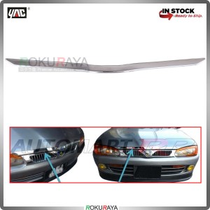 Proton Wira Satria Putra Front Hood Top Center Grill Moulding Garnish (CHROME BONNET)