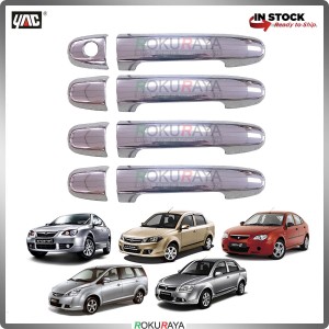 Proton Persona Gen2 BLM FLX Exora Door Handle Cover Garnish Trim ABS Plastic (CHROME OUTER)