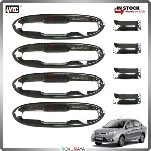 Proton Saga VVT (3rd Gen) 2016 Door Handle Cover Garnish Trim ABS Plastic (CHROME BOWL)
