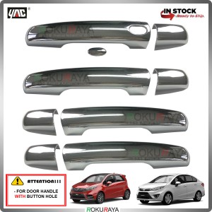 Proton Iriz Persona Saga VVT 2016 Door Handle Cover Garnish Trim ABS Plastic (CHROME OUTER)