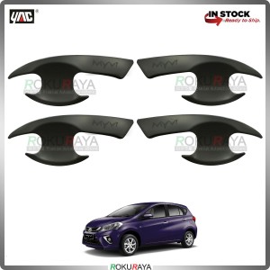 Perodua Myvi VVTi (3rd Gen) Door Handle Cover Garnish Trim ABS Plastic (MATT BLACK BOWL)