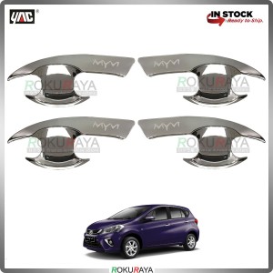 Perodua Myvi VVTi (3rd Gen) Door Handle Cover Garnish Trim ABS Plastic (CHROME BOWL)