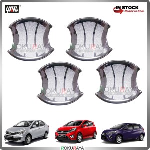 Perodua Myvi18 Axia Bezza Door Handle Cover Garnish Trim ABS Plastic (CHROME BOWL)