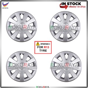 4in1 Universal R13'' Inch Car Wheel Cover Tyre Center Hub Cap Steel Rim (GT Design)