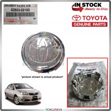 [42603-02100] ORIGINAL CHROME 1PCS Toyota Vios Altis Camry Avanza 57mm Diameter Sport Rim Center Wheel Cap Cover