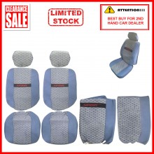 Fabric Sponge Cotton Universal Car Seat Cushion Covers (Sport) Blue