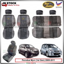 Perodua Myvi 2005-2010 Cool FABRIC Coolmax Custom Fitting Cushion Cover Car Seat