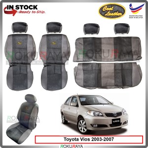 Toyota Vios XP40 Cool FABRIC Coolmax Custom Fitting Cushion Cover Car Seat