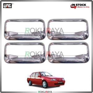 Proton Saga Iswara Door Handle Cover Garnish Trim ABS Plastic (CHROME BOWL)
