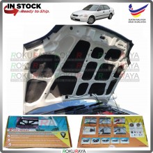 [FRONT] Honda Civic EK SO4 SO3 Car Heat Sound Vibration Proof Bonnet Deadening Insulation Mat Span Sponge 10mm Thick