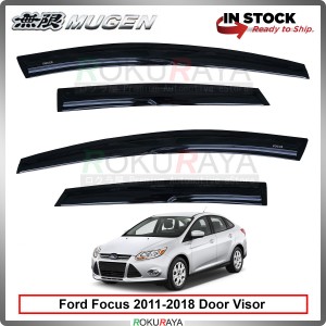 Ford Focus Sedan Hatchback (3rd Gen) 2011-2018 Mugen Curve Door Visor Air Press Wind Deflector (8cm Width)