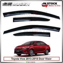 Toyota Vios NCP150 (3rd Gen) 2013-2018 Mugen Curve Door Visor Air Press Wind Deflector (8cm Width)