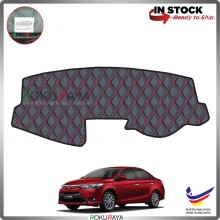 Toyota Vios NCP150 (3rd Gen) 2013-2018 RR Malaysia Custom Fit Dashboard Cover (RED LINE)