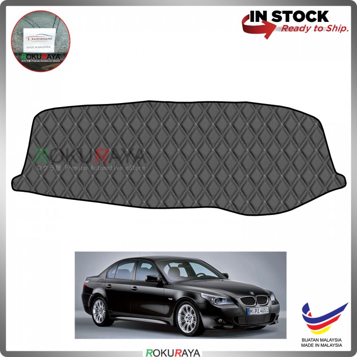 BMW 5 Series E60 RR Malaysia Custom Fit Dashboard Cover (BLACK LINE)