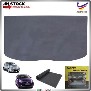 Perodua Myvi (1st Gen) (2nd Gen) 2005-2017 Malaysia Custom Fit Carpet Rear Trunk Boot Cargo Cover