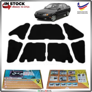 [FRONT] Naza Kia Spectra Sephia Car Heat Sound Vibration Proof Bonnet Deadening Insulation Mat Span Sponge 10mm Thick