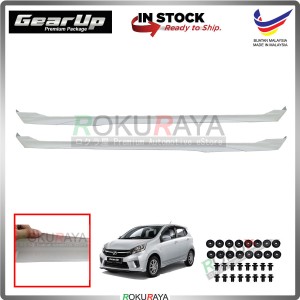 Perodua Axia Bodykit Original Gear Up ABS Plastic Clips Skirting Lining SIDE SKIRT PAIR