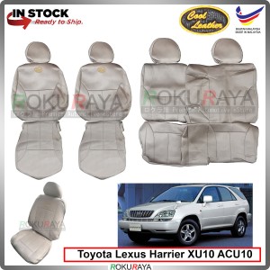 Toyota Harrier XU10 ACU10 Cool FABRIC Coolmax Custom Fitting Cushion Cover Car Seat (BEIGE)